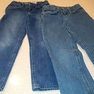2 pair of boys jeans